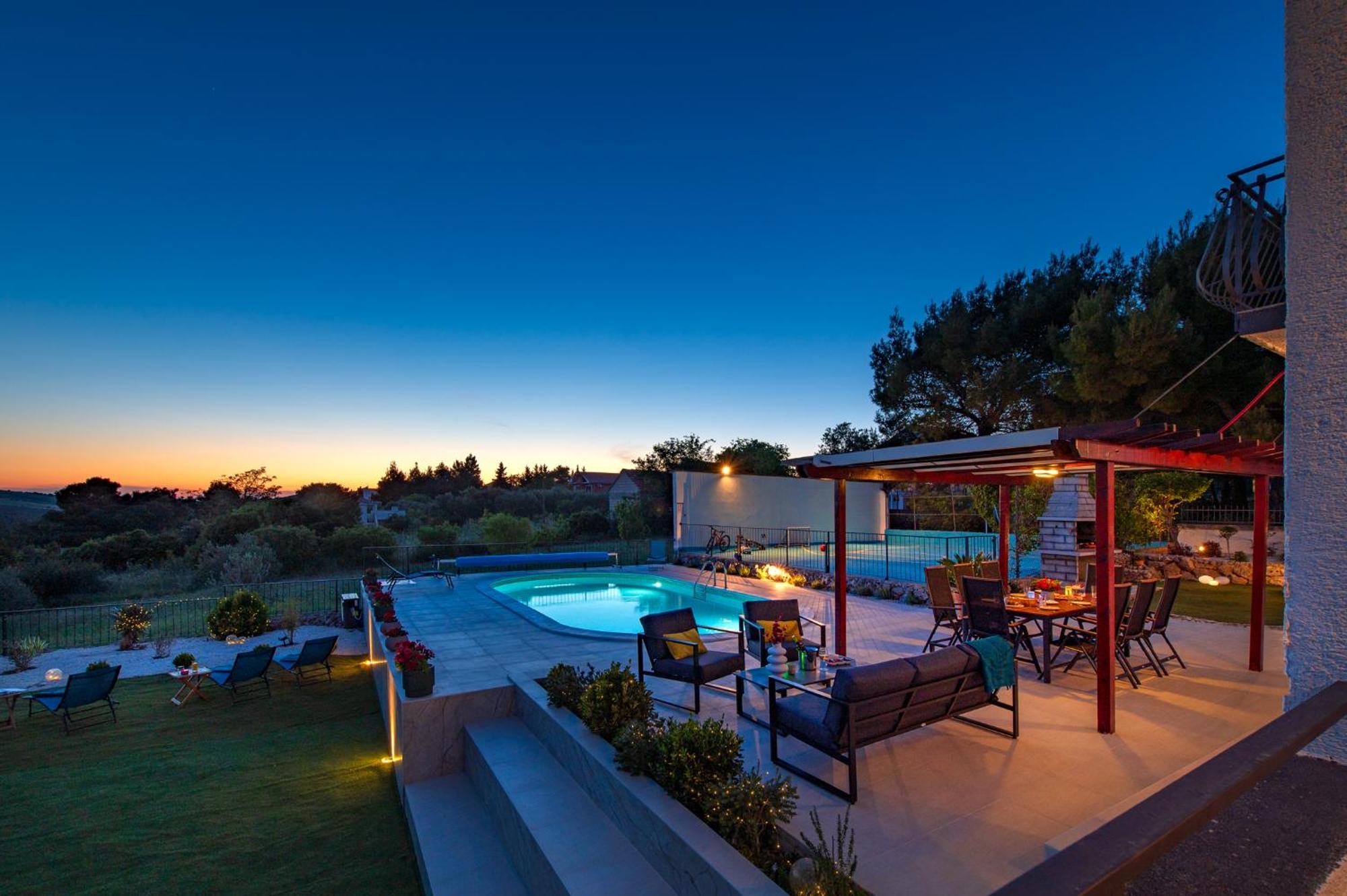 Villa Plenca - Heated Pool ! Šibenik Екстериор снимка